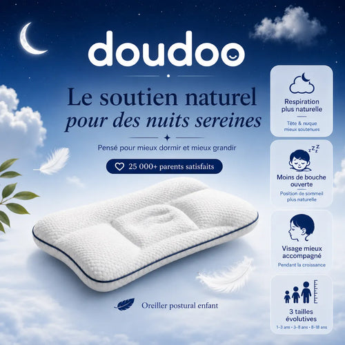 L'OREILLER ERGONOMIQUE POUR ENFANT