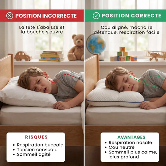 doudoo, l'Oreiller Ergonomique pour Enfant