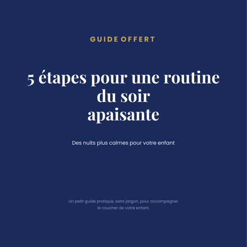 E-Book : 5 étapes pour une routine du soir apaisante